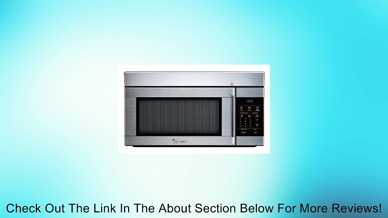 Magic Chef Over the Range 1.6 CF MicrowaveMCO165S Review video