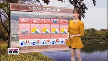 Late autumn weather continues, clouds to move in tonight