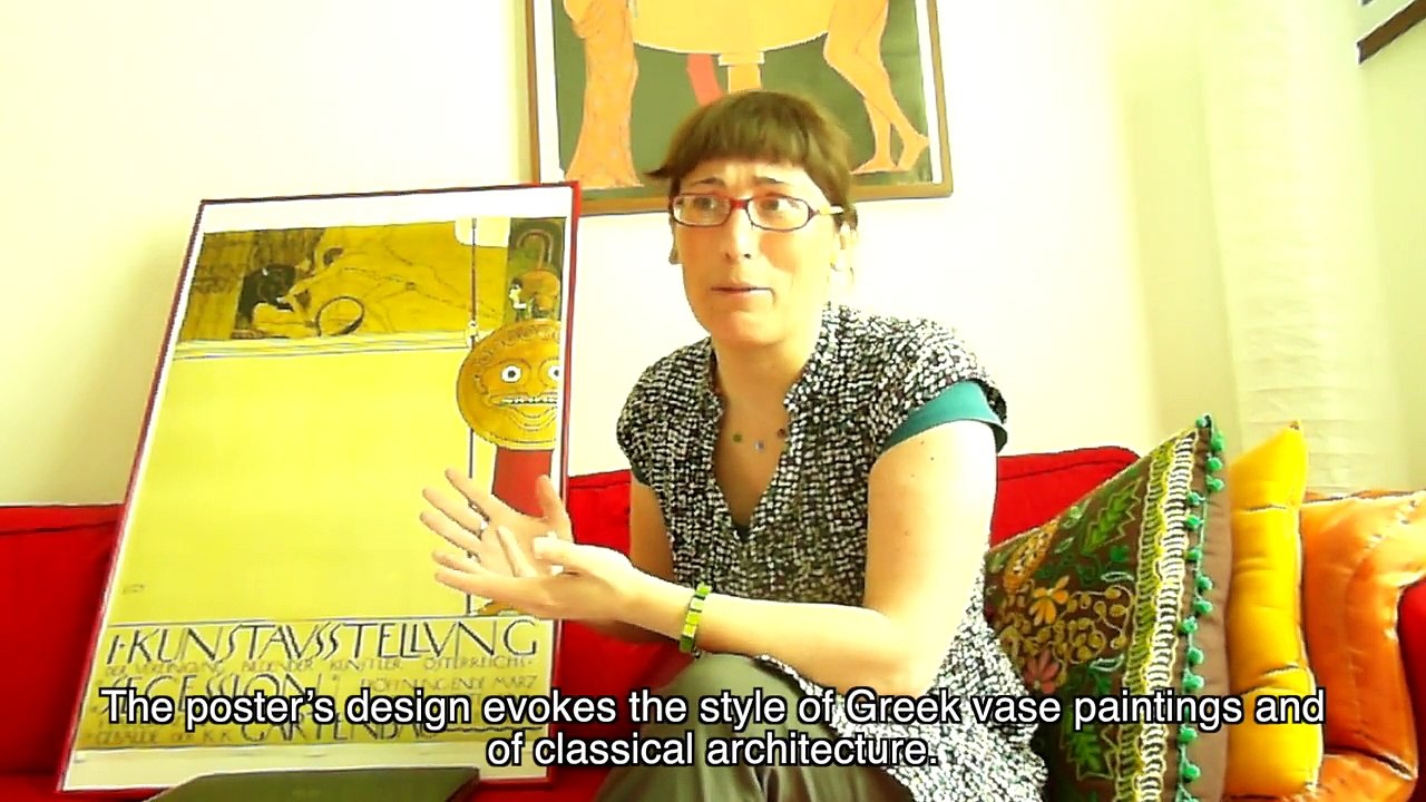 Classical Reception - The Combat of Theseus and the Minotaur by Klimt