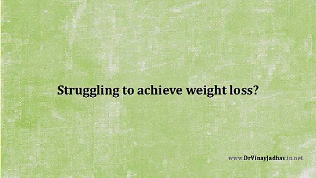 Weight loss tips by Dr. Vinay jadhav
