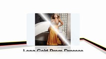 Long Gold Prom Dresses