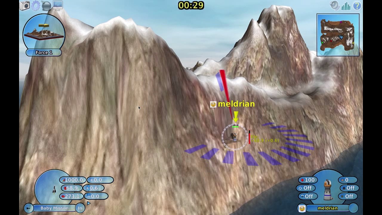 Scorched3D beim Holarse Spieleabend [FULL] [Linux] [German]