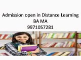 Admission in |9971057281| distance Learning BA in History