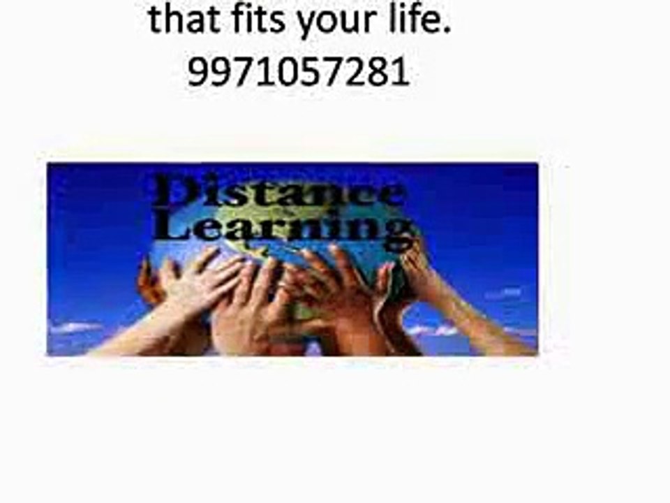 9971057281| Admission in Distance Learning Education MA Graduation Course