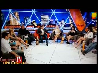 Canlı yayında utandıran kaza