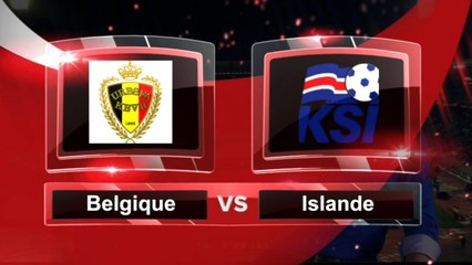 Match du jour: Belgique-Islande