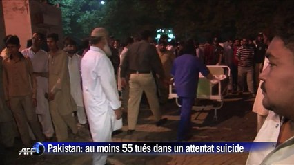 Pakistan: au moins 55 morts dans un attentat suicide