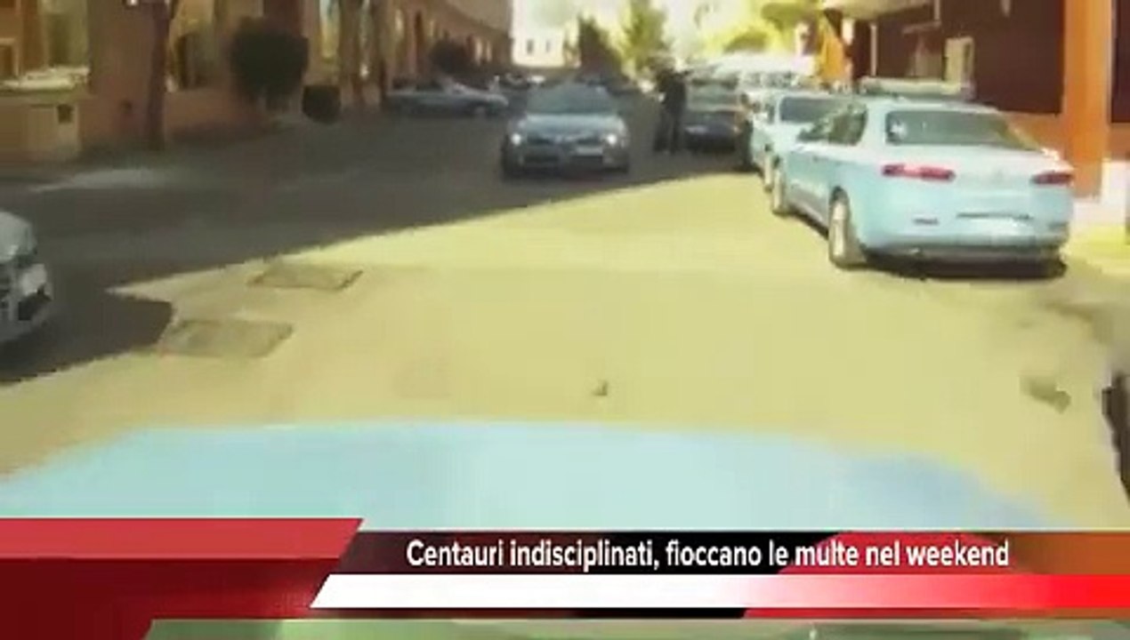 Centauri indisciplinati, fioccano le multe nel weekend