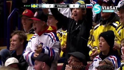 Linus Klasen Shootout Goal vs Russia - Karjala Cup Tournament - Nov 6, 2014