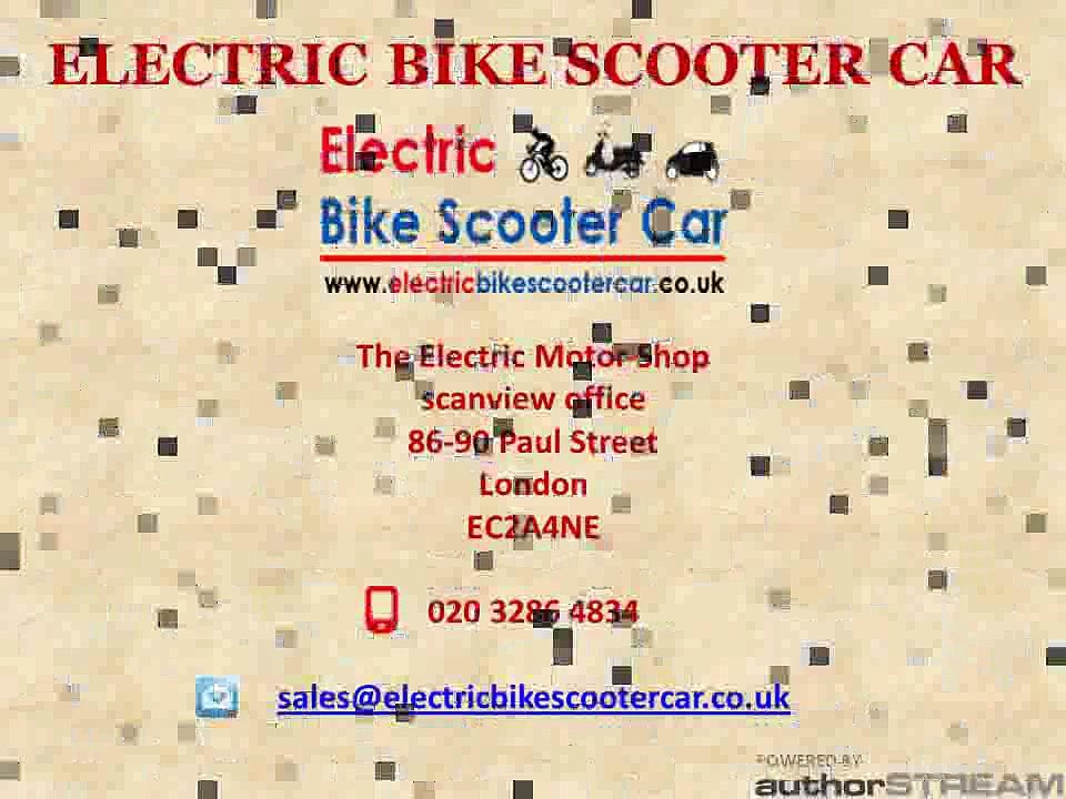 electronic scooter car