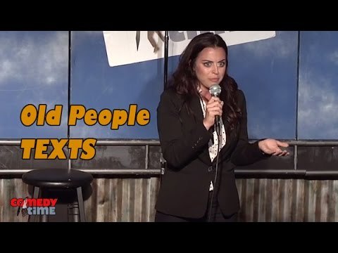 Stand Up Comedy by Heather Marie Zagone - Old People Texts