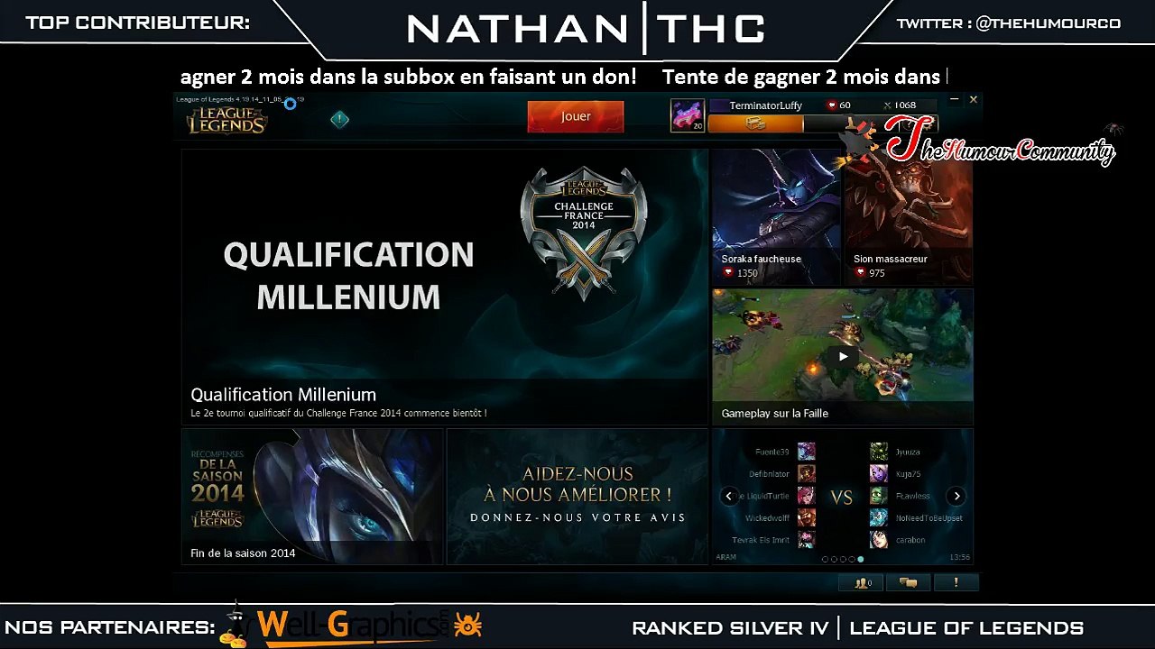 Live THC (Jeux LoL , Rust , Prison Architect, etc..)