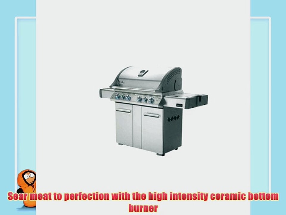 685 Mirage 605 Grill with Side Burner and Infrared BottomRear Burners Fuel Type Propane