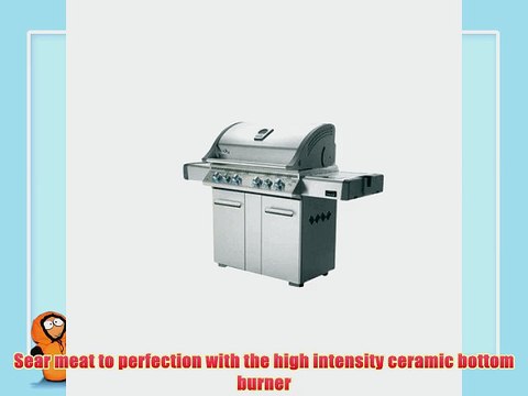 685 Mirage 605 Grill with Side Burner and Infrared BottomRear Burners Fuel Type Propane