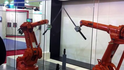 Combat de robot à coup de Katana!