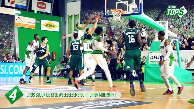 Top 5 - JSF Nanterre vs CSP Limoges (09/11/14) (Pro A - J7)