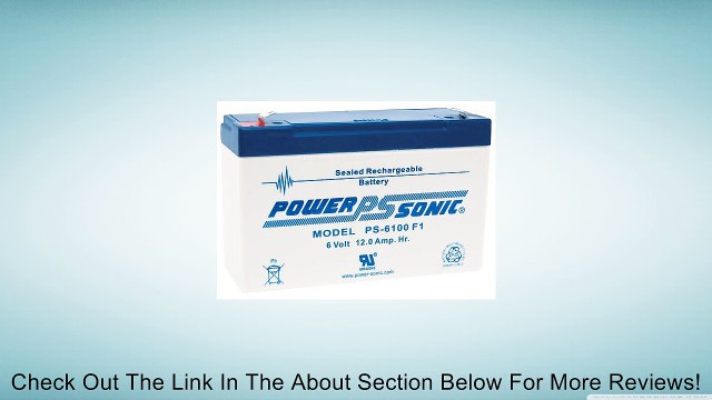 PS-6100 6V 12AH DEEP-CYCLE RECHARGEABLE SLA ENERGY STORAGE BATTERY Review