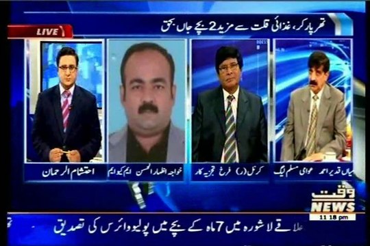 WAQT at Eleven Ehtesham Ul Rehman with MQM Khawaja Izhar Ul Hassan (10 NOV 2014)