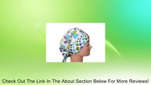 Surgical Scrub Hat Cap Lilac Lime Blue Green Floral Dots Pixie Review