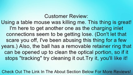 Wireless Finger Handheld USB Trackball Mouse for Tablet PC & Laptop & Desktop computer Bag is included Review