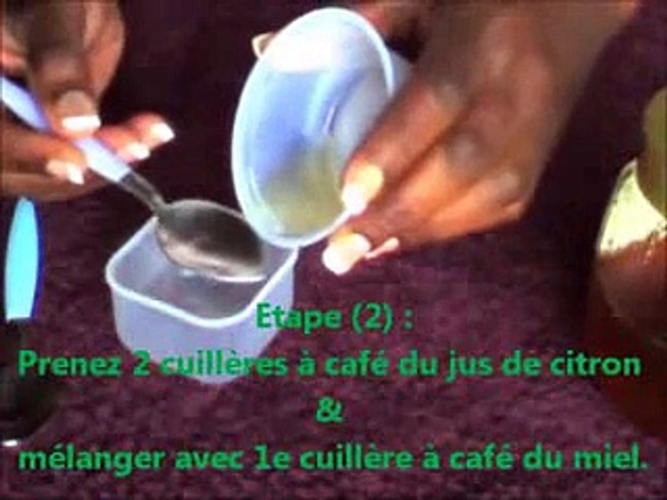 Masque du miel de manuka et citron