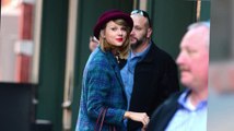Taylor Swift Returns To New York After Shaking Off The EMA'S For Her Brothers College Play