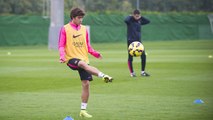 Training session 11/11/2014. First training session without the internationals
