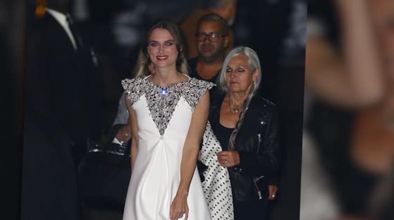 Keira Knightley Gets A Little Help From Her Mum As She Promotes The Imitation Game