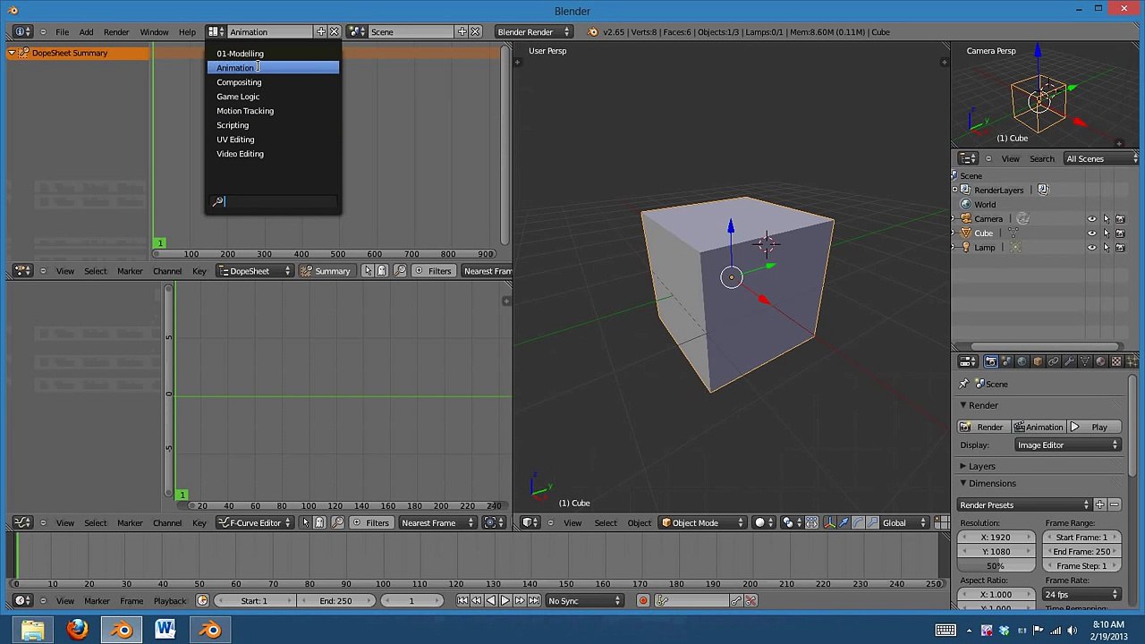 UI Tip - Customizing Layouts in Blender