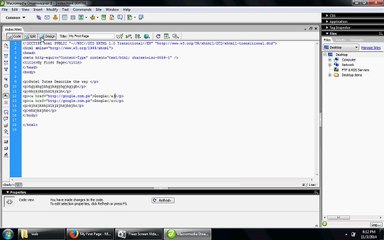 Hyperlink Detailed in Dreamweaver in Urdu Class 7
