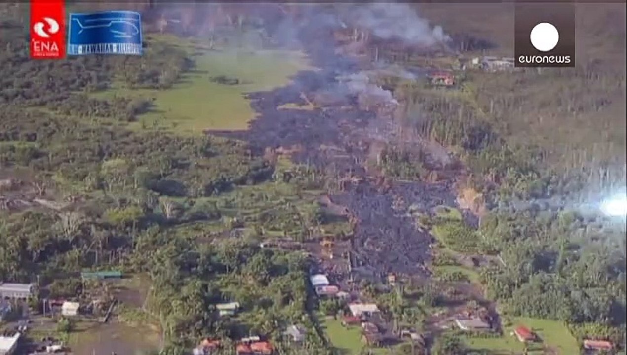 Hawaii: Lavastrom zerstört Haus