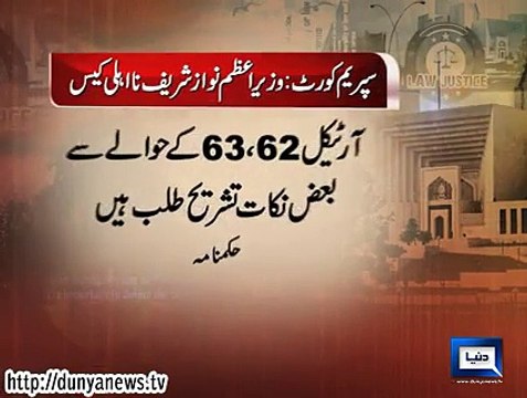 Dunya News - SC issues written orders on PM disqualification case