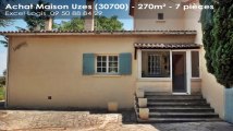 A vendre - Maison/villa - Uzes (30700) - 7 pièces - 270m²
