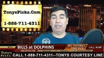 Miami Dolphins vs. Buffalo Bills Free Pick Prediction NFL Pro Football Odds Preview 11-13-2014