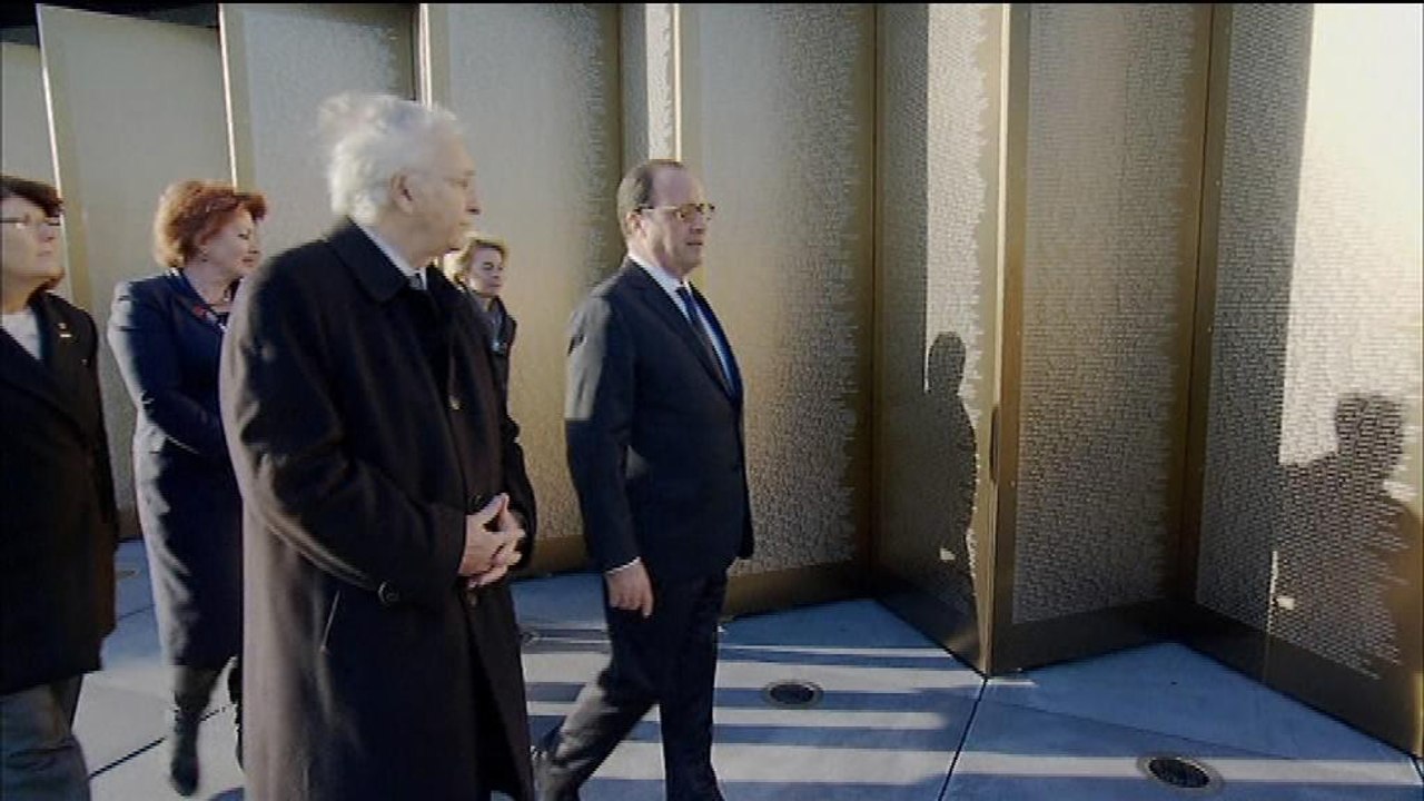 Notre-Dame-de-Lorette: Hollande inaugure "l'Anneau de la mémoire"