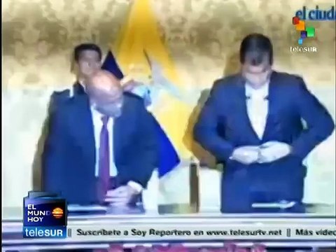 Se reúnen mandatarios de Ecuador y Haití