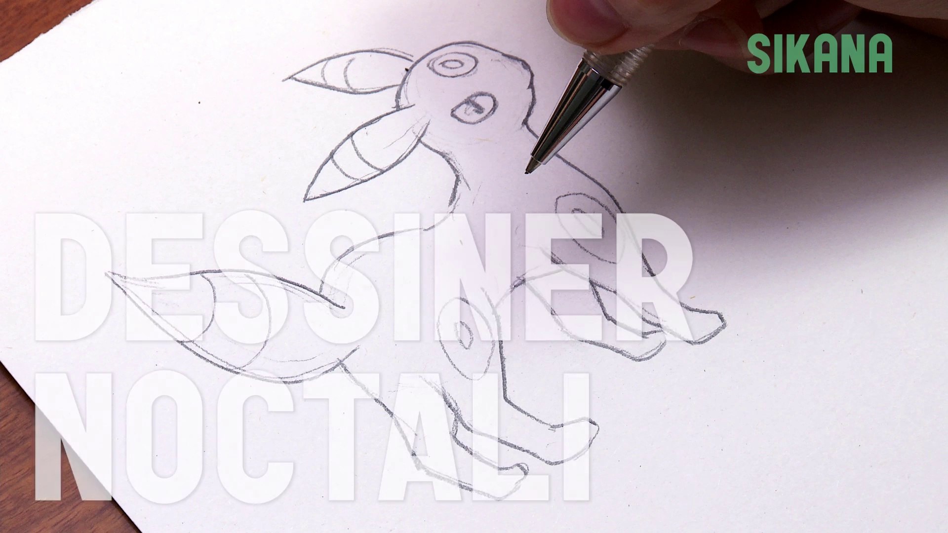 Dessin Dessiner Noctali De Pokemon Video Dailymotion