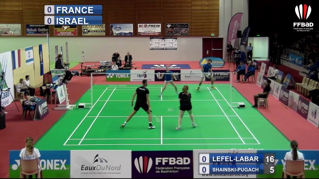 Phase qualificative des Championnats d'Europe par équipe mixte France-Israel