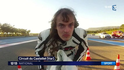 François Gissy explose le record de vitesse à vélo