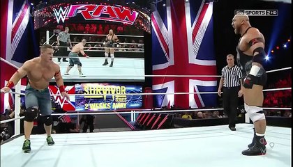 John Cena vs. Ryback, WWE RAW, 10.11.2014