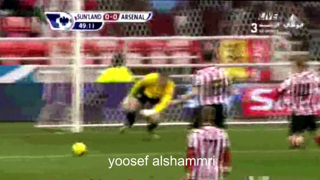 ملخص : سندرلاند 1-2 ارسنال ، موسم 2011 تعليق فهد العتيبي .
