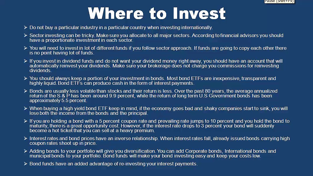 ETF – Where to Invest