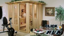 Amerec Cascade Pre Packaged Sauna 72 x 84 x 84