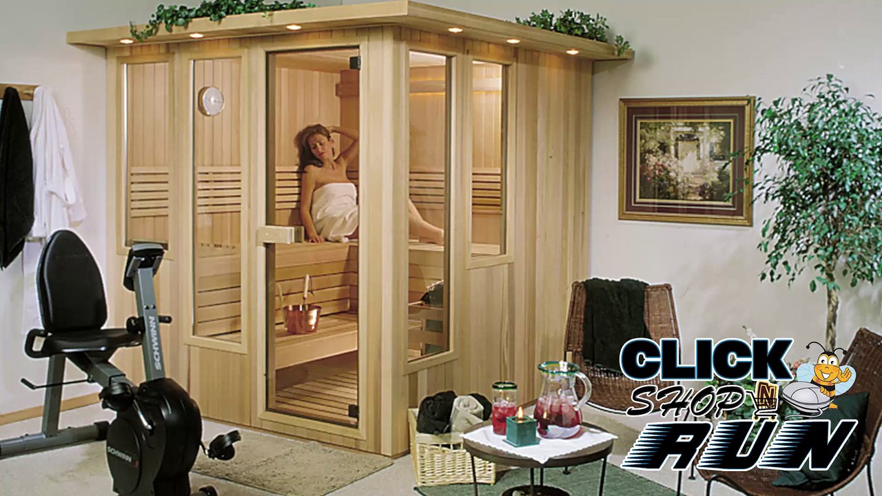 Amerec Cascade Pre Packaged Sauna 72 x 84 x 84