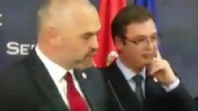 Arnavutluk Başbakanı Edi Rama Preşova?da Çoşkuyla Karşılandı