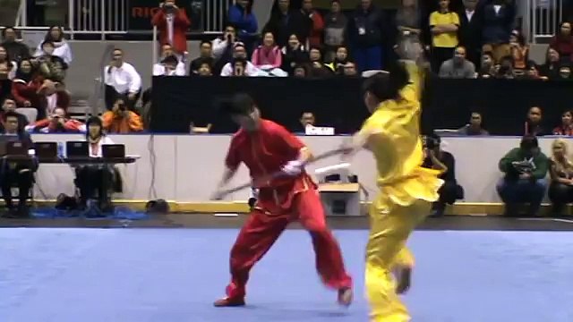 Impressionnante démonstration de l'art martial Wushu