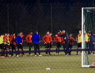 Zinédine Zidane en formation d'entraîneur à Rennes