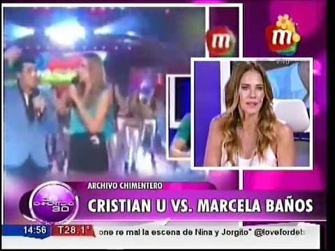 Marcela Baños le respondió a Cristian U