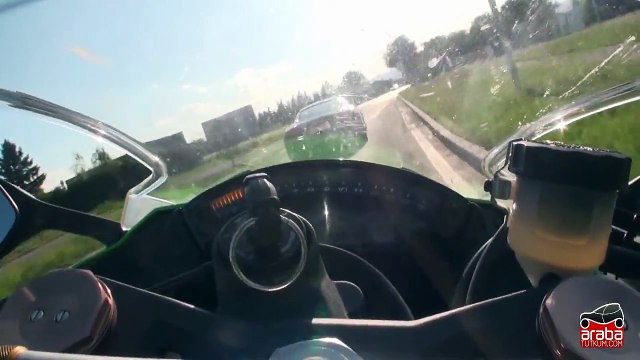 Kawasaki ZX10R vs Audi R8 - Araba Tutkum
