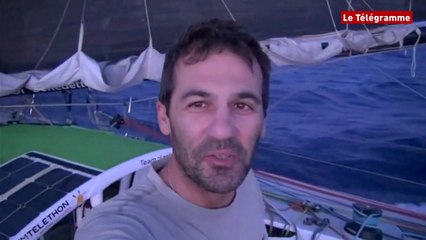 Route du Rhum. Jour 9 : à bord de Team Plastique - AFM Téléthon